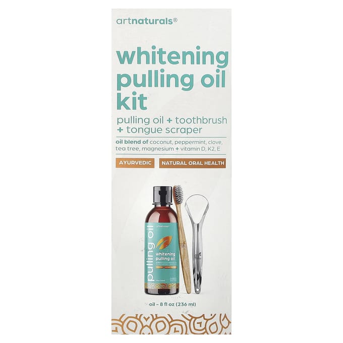 artnaturals Whitening Pulling Oil Kit, 3-delige set blue
