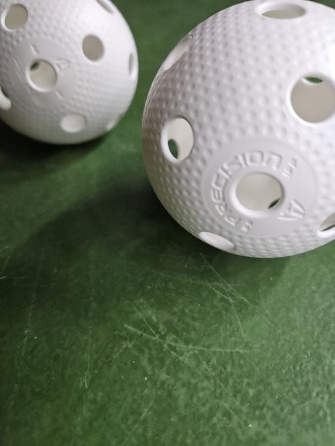 Necy bullet floorball witte ballen - per twee