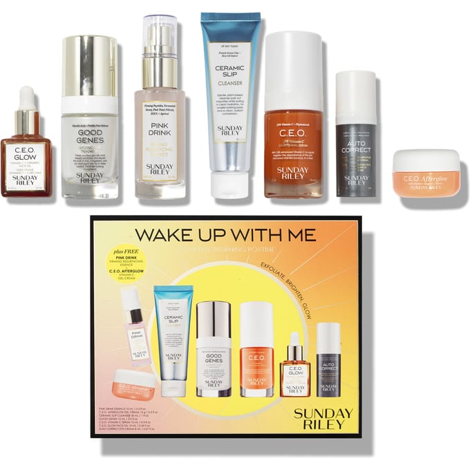 Sunday Riley Wake Up With Me Complete Morning Routine
