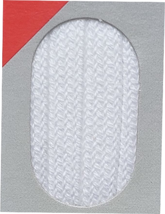 SL Veter - Wit - Plat - Lengte 90 cm - Breedte 7 mm - Schoenveter