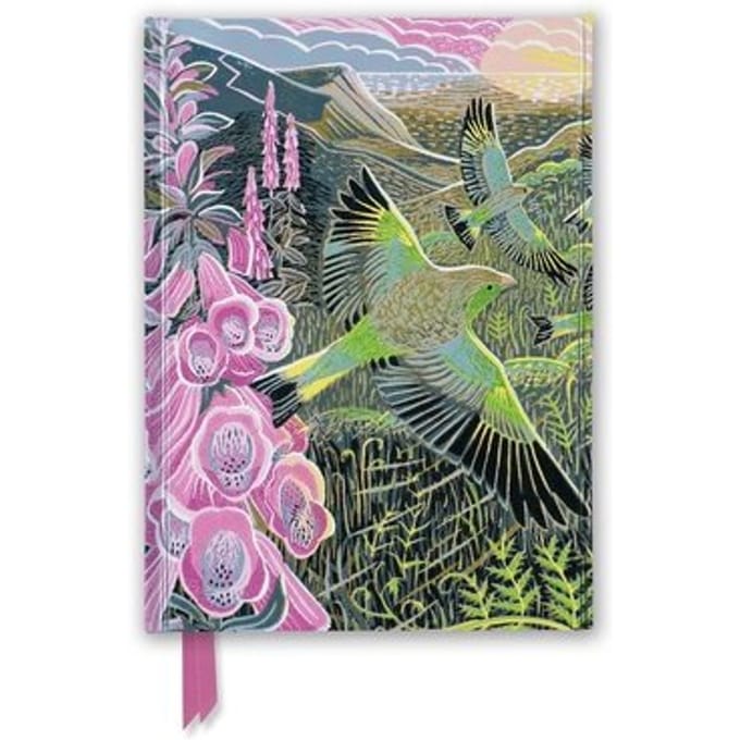 Annie Soudain: Foxgloves And Finches (Foiled Journal) - Flame Tree Notebooks - Flame Tree Studio