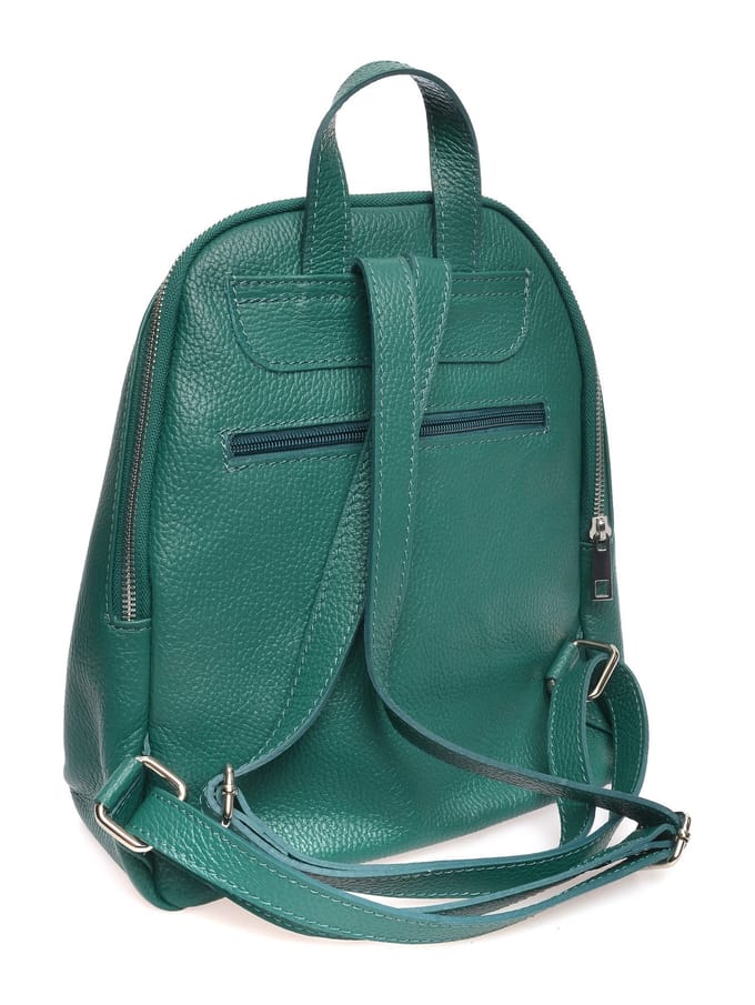 Anna Luchini Groen Rundleer Tas