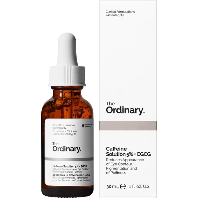 Caffeine Solution 5% + EGCG Serum 30 ml – Eye Serum, Depuffing, For People With Tired Eyes, Caffeine, Suitable For Morning Skincare Routine