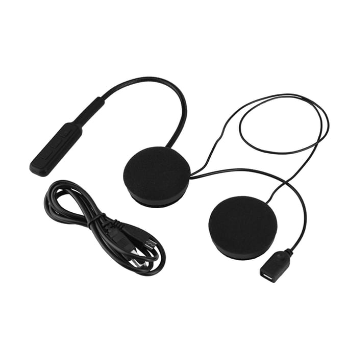 Draadloze Bluetooth Headset Helm Oortelefoon Koptelefoon Luidsprekers Muziek Voor Mobiele Telefoon black