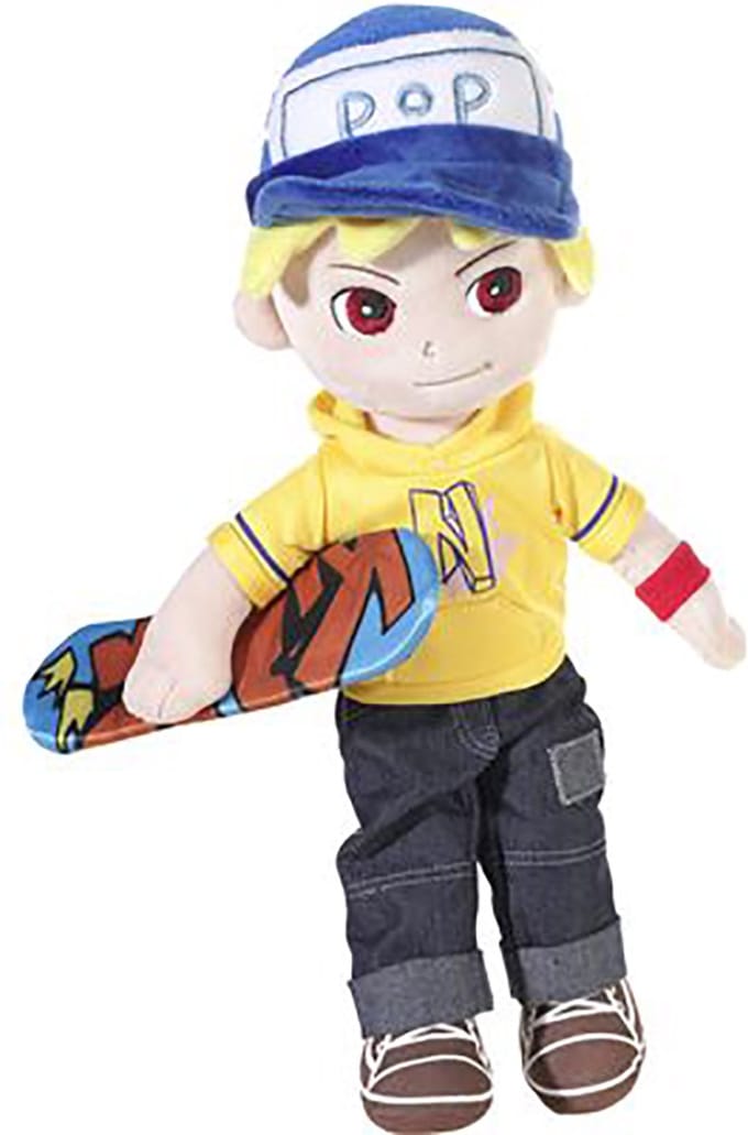 Heunec Skateboard knuffel - Superzacht materiaal - 40 cm