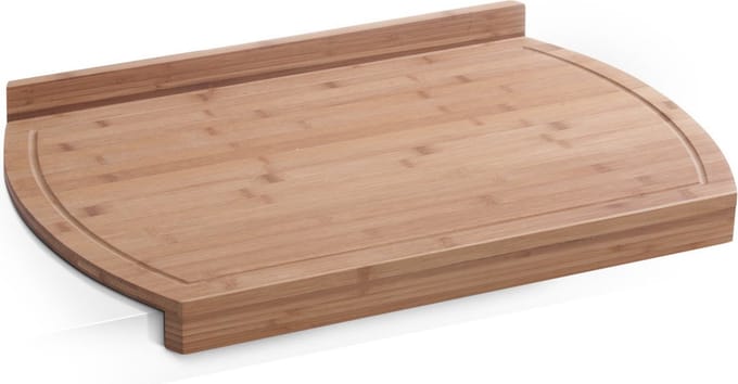 Zeller Snijplank - bamboe - met rand en sapgroef - 58 x 38 cm - hout