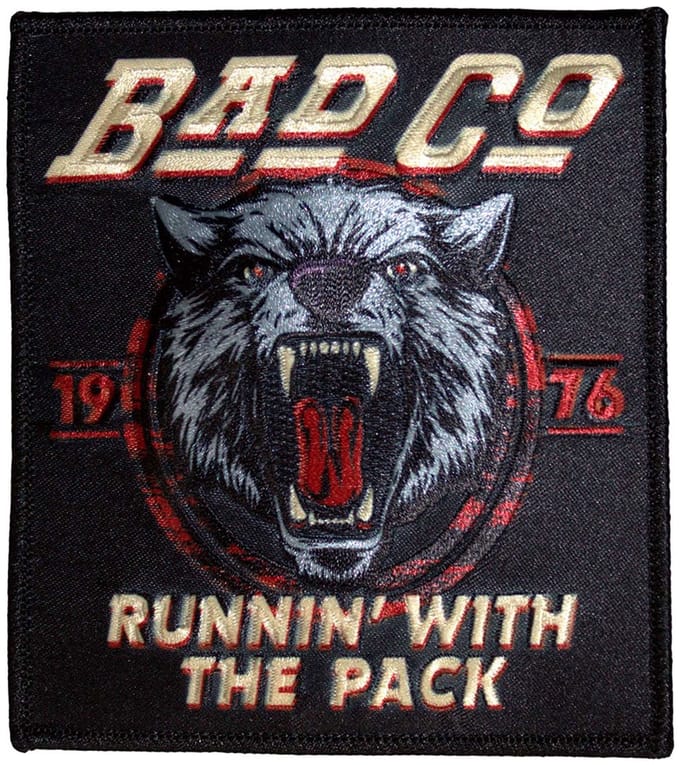 Bad Company - Runnin' With The Pack Patch - Zwart/Multicolours