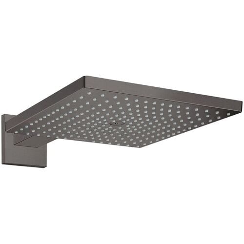 Hansgrohe Raindance e Hoofddouche m - douchearm 30cm - geborsteld zwart chroom