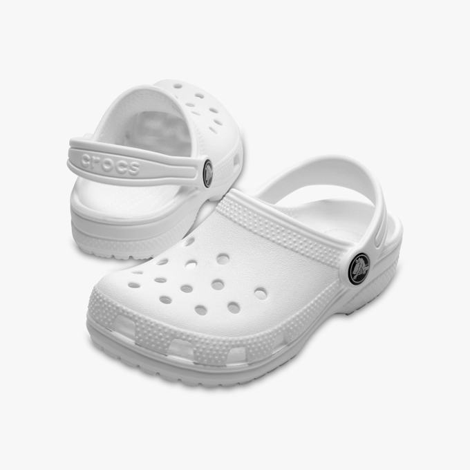Crocs Classic Peuterschoenen - Wit - Maat 29-30 - Mesh/Synthetisch