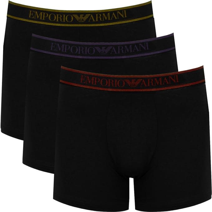 Emporio Armani Boxershorts 3 Pack Mannen zwart