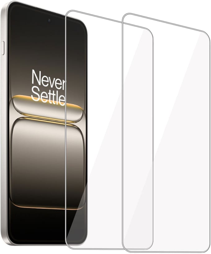 ChiGuard Screenprotector 2x geschikt voor OnePlus Nord 5 Screenprotector - Beschermglas - Curved - GuardCover