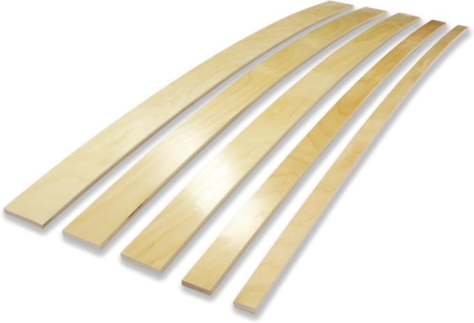 Houten Latten - Vering Latten Bodem - Bed Reparatie - Multiplex Kwaliteit - 5 Stuks - Natuurlijk