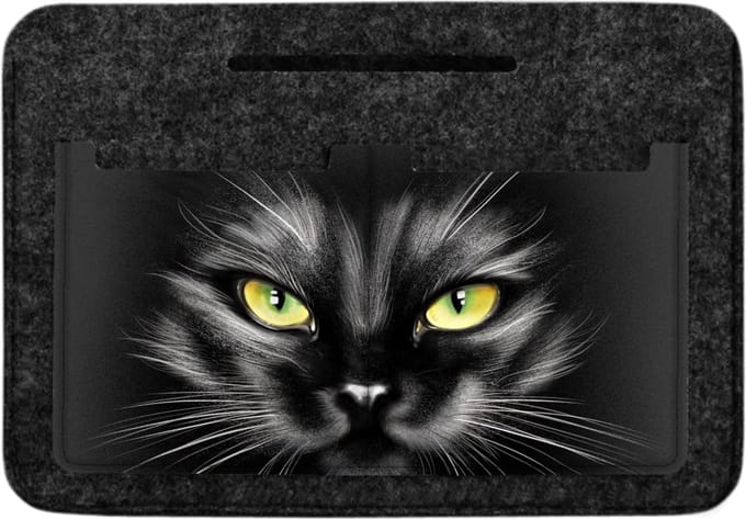 Bertoni - Premium Handtas Organiser Handtas Organiser Vilt Nero