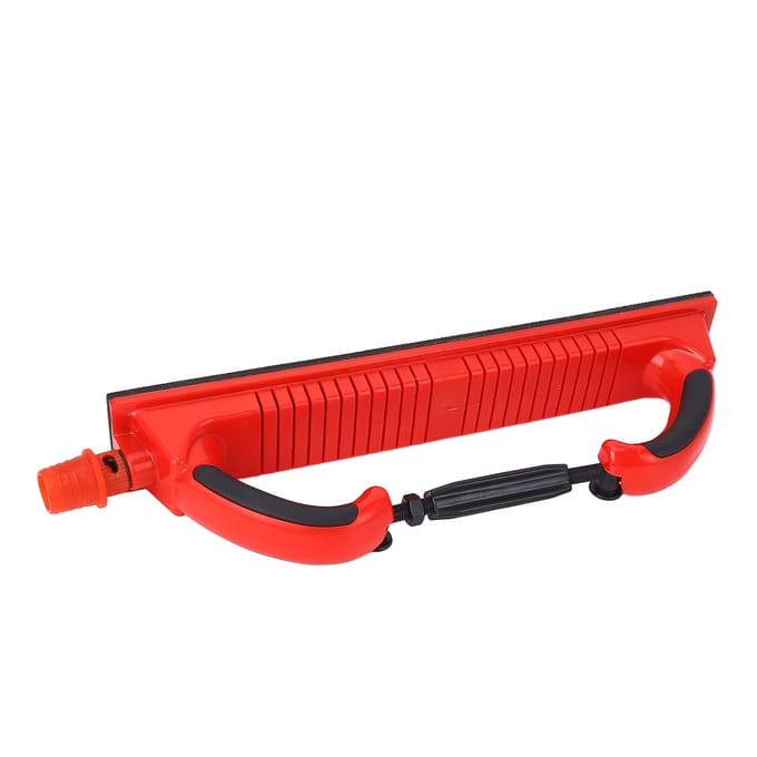 Longboard Handschuurvijlblok Verstelbare Radius Stofafzuiging Schuurmachine met Handvat Rood