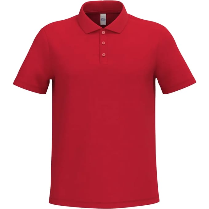 iDeal Basic Brand Heren piquépolo IB220 - Ideal Red - M