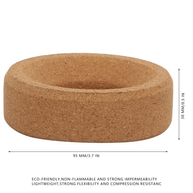 Populaire Experimentele Kurk Ondersteuning Kolf Kussen Rondebodemkolf Houder Kurk 95 mm brown