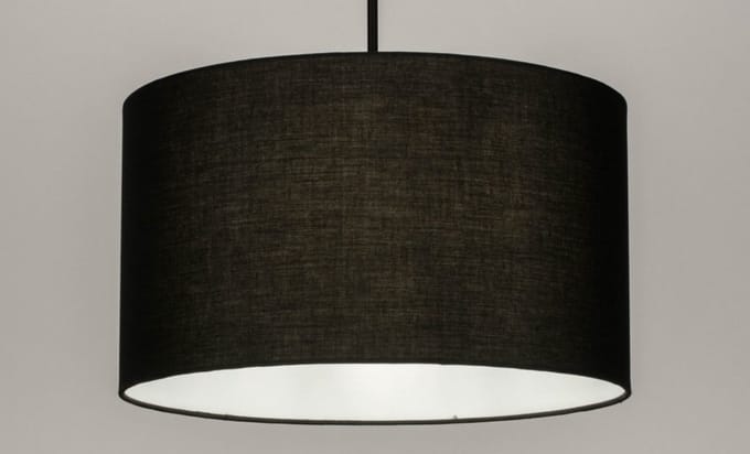 Lumidora Hanglamp 30868 - SHANNON - E27 - Zwart - Metaal - ⌀ 45 cm