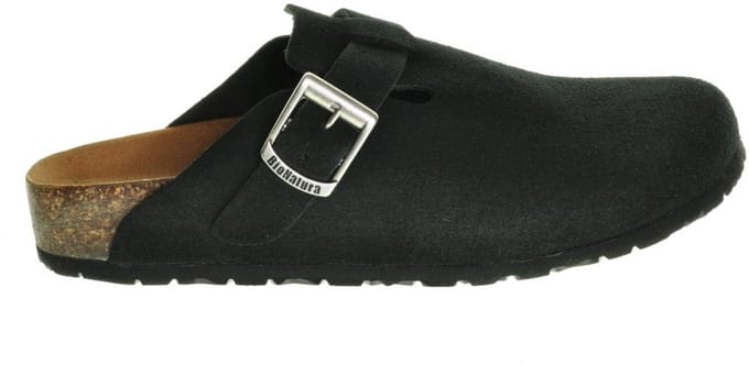 Bionatura Clogs Zwart Suede Leder maat 37