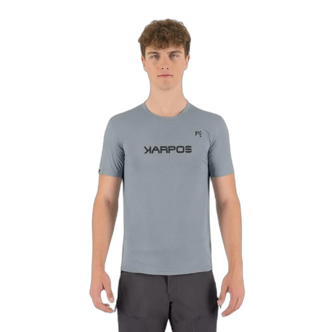 Karpos Loma Evo T-shirt Met Korte Mouwen Grijs S Man