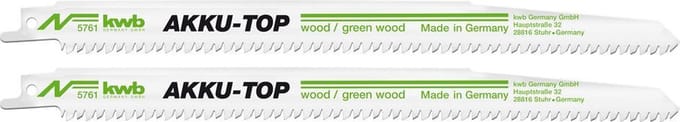 KWB Reciprozaagbladen – 2 stuks – Voor hout