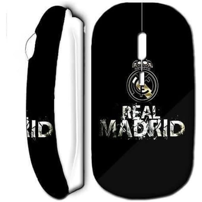 Draadloze muis real madrid logo wit