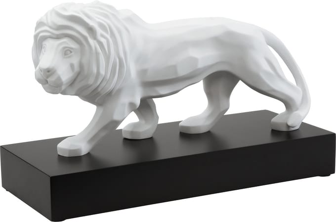 Goebel - Studio 8 | Decoratief beeld / figuur Leeuw | Porselein - 43cm - Limited Edition