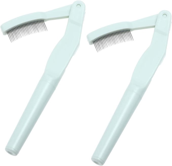 Wimperkam - Mascara borstel - Wimpers scheiden - Opvouwbaar ontwerp - 14 cm - Willekeurig