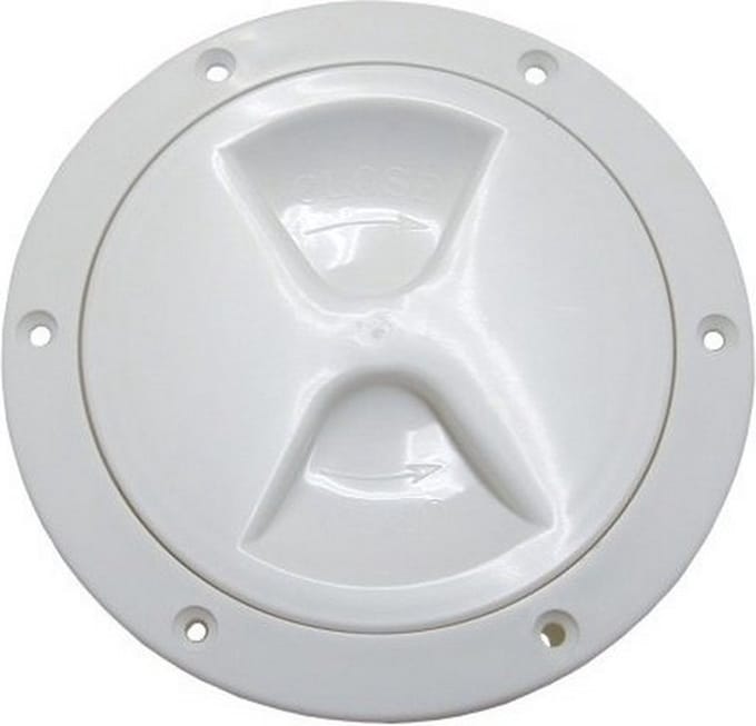 BREG - Rond inspectiedeksel - Wit - 113mm
