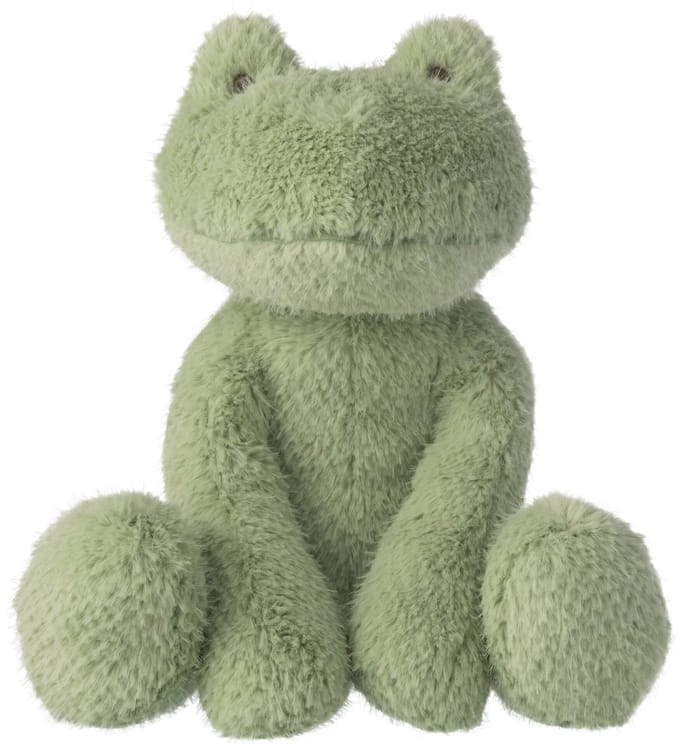 J-Line knuffelbeer Kikker - polyester - muntgroen - large