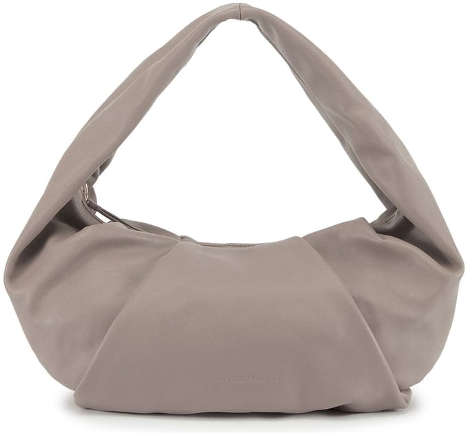 LES VISIONNAIRES Greta Essential Schoudertas Leder 43 cm - Dames - cappuccino beige