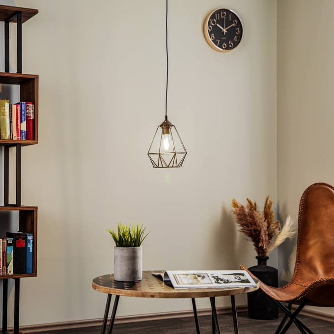 Lumina Bergen Hanglamp Zwart Metalal E27 Industrieel Loft
