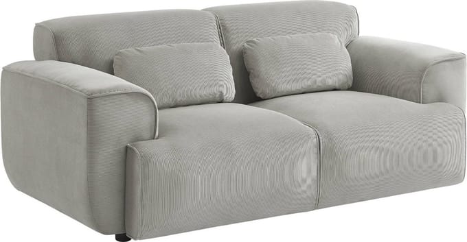 sweeek - 2-zits corduroy bank, wallas, b 178 x d 97,5 x h 73cm