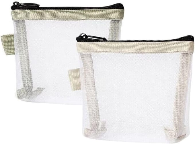 Mini make-uptas 2 stuks – Compacte en draagbare cosmetische tas voor vrouwen