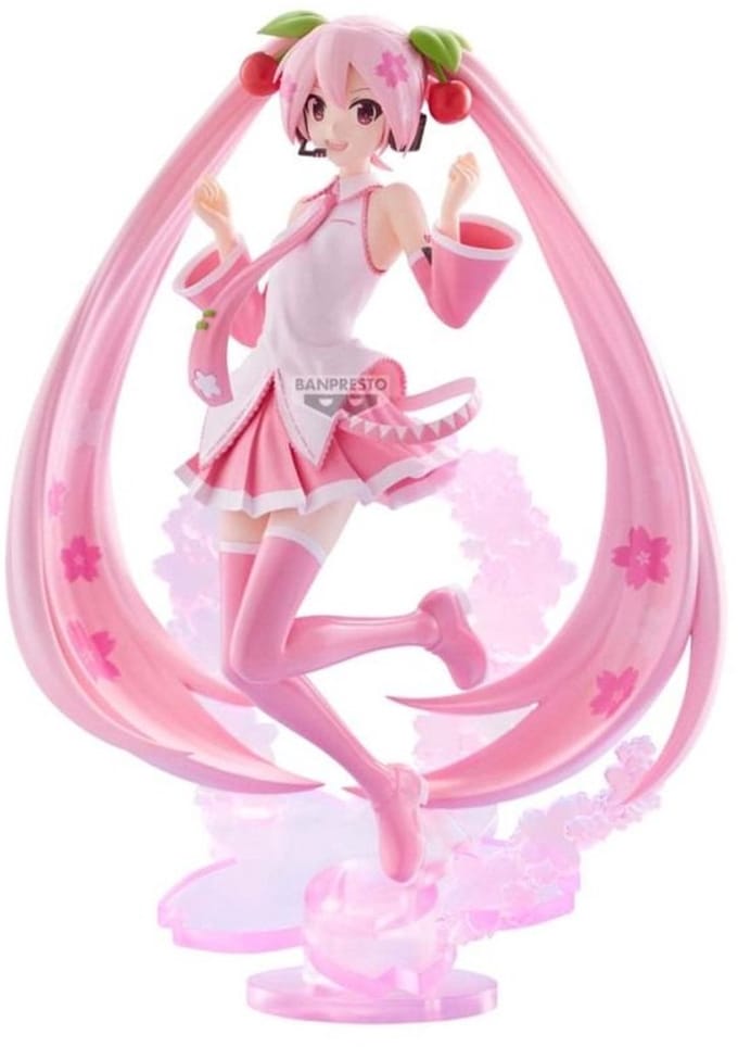 Hatsune Miku Banpresto Evolve PVC Statue Sakura Miku 23 cm