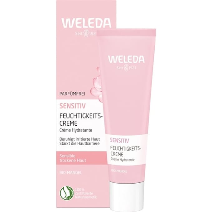 WELEDA Dagverzorging Gevoelige Hydraterende Crème Amandel Dagopvang Dames 30 ml