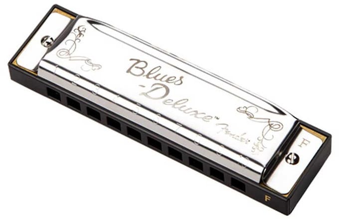 Blues Deluxe mondharmonica - 990701005 - toonsoort F