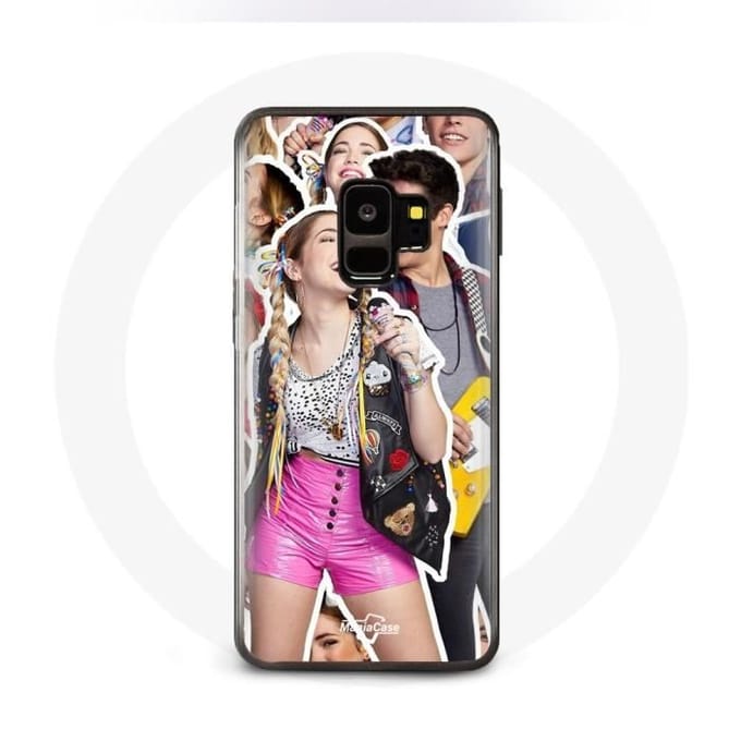Coque pour Samsung Galaxy S9 Plus Poursuis Tes Rêves Mía Cáceres et Álvaro Paz