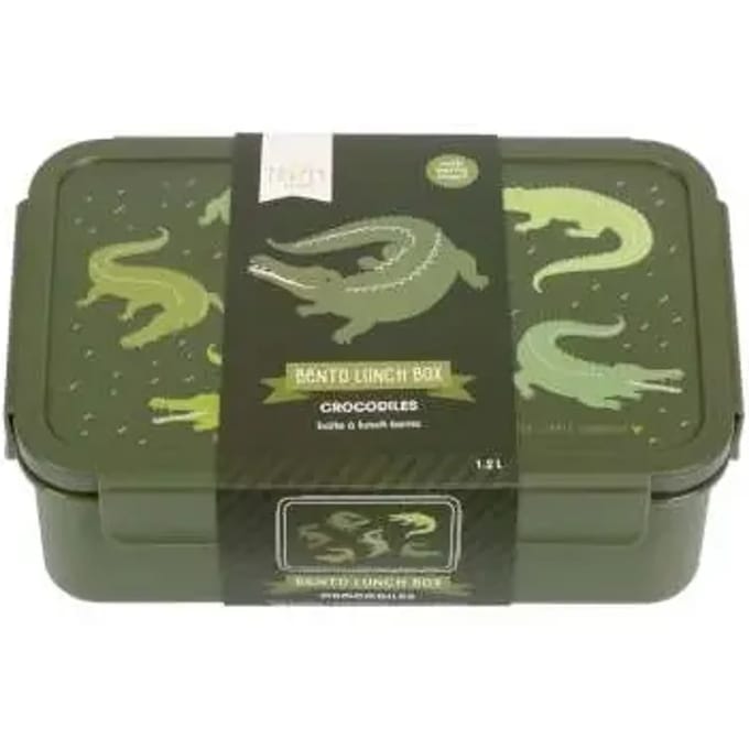 A Little Lovely Company - Bento brooddoos lunchbox - Krokodillen