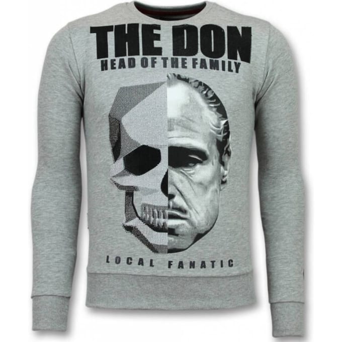 Godfather Trui - Godfather Heren Sweater - The Don - Grijs