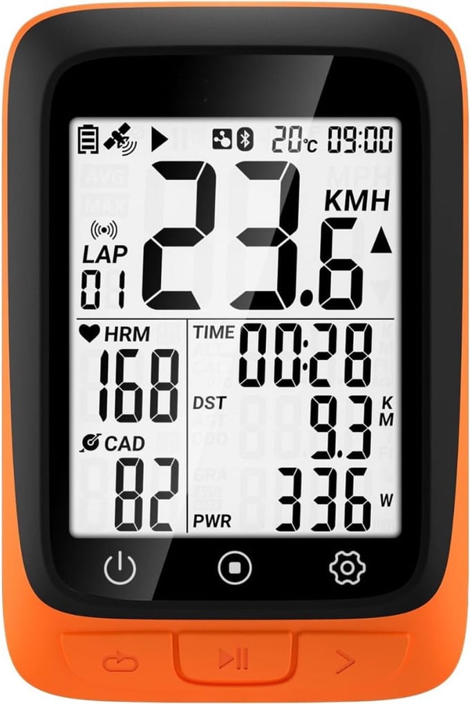 REN® Fietsnavigatie - Navigatie - Oranje - 6cm x 3cm x 8cm