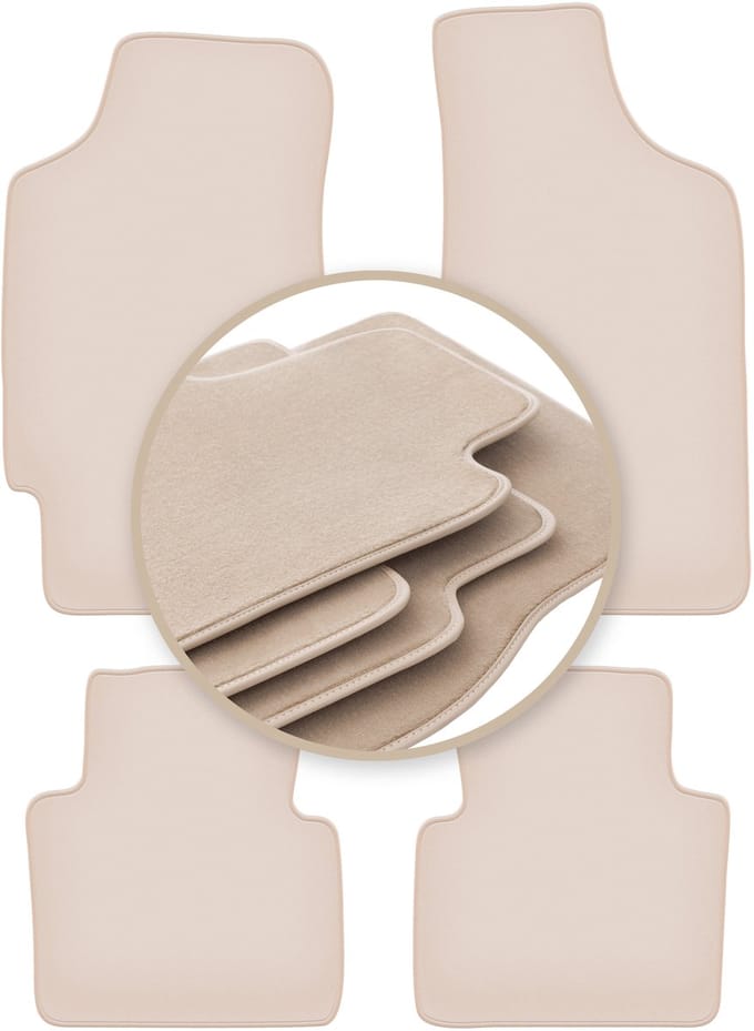 PREMIUM beige vloermatten voor: Dodge Neon sedan 1994-2005