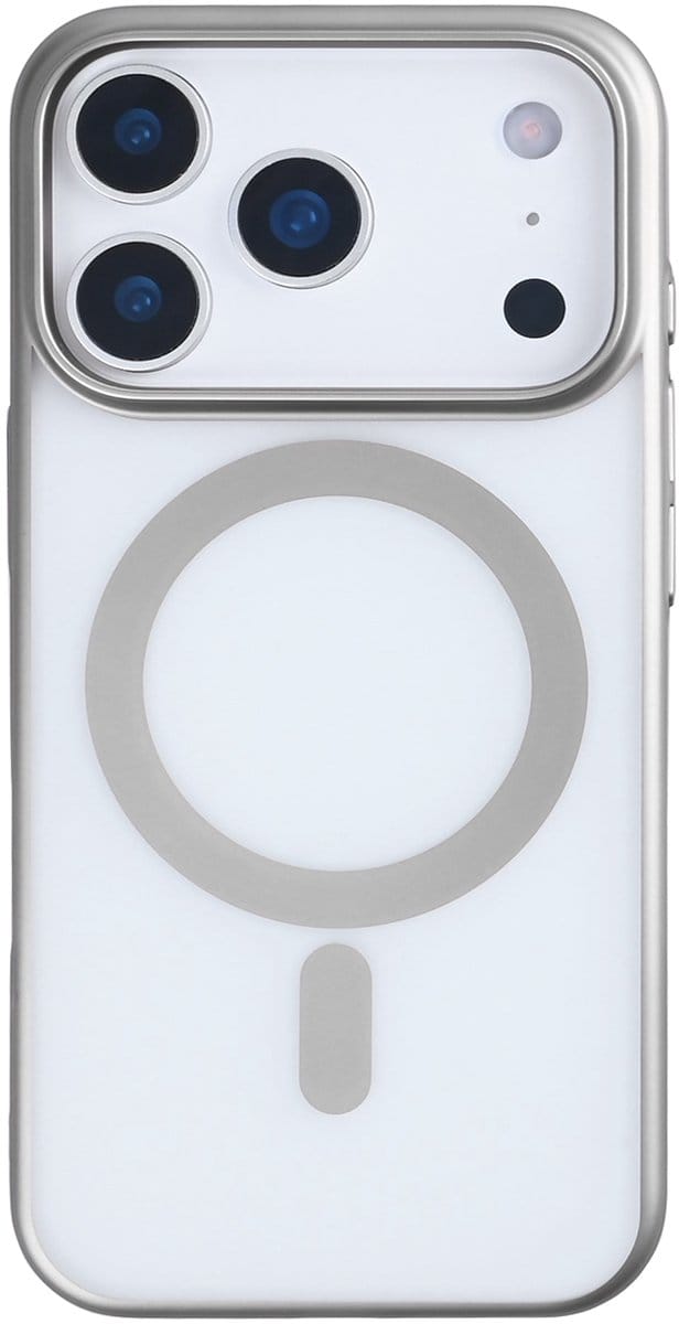 Rixus Instinct Mag Case For iPhone 17 Pro Max Titanium Grey
