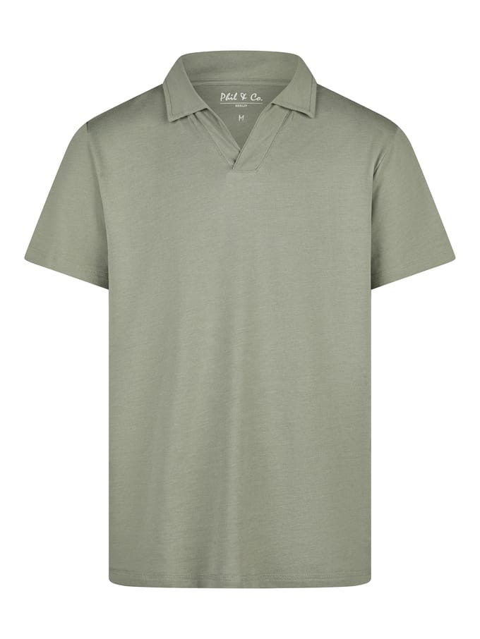 Phil & Co Heren Korte Pyjama Set Shortama Badstof Groen/Blauw - Maat M