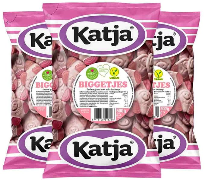 Katja Biggetjes - 3 x 500 gr - Voordeelverpakking
