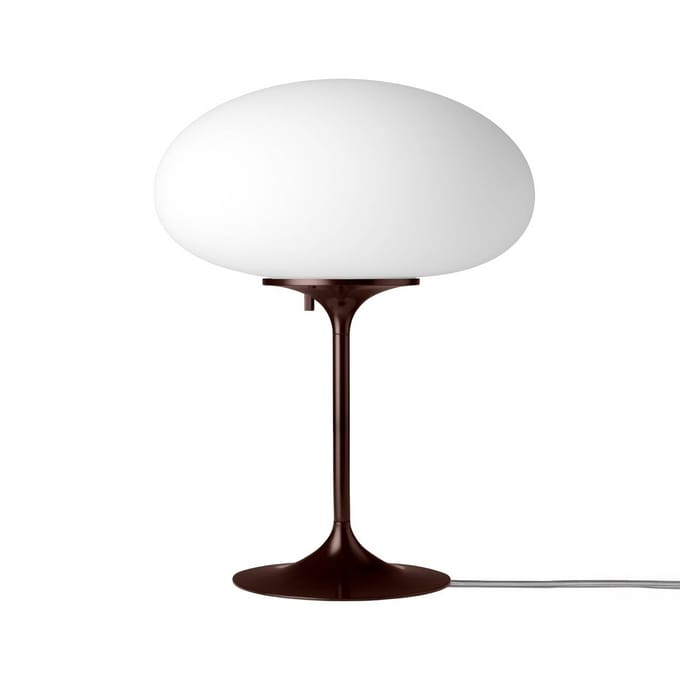 Gubi Tafellamp Stemlite, zwart-rood, hoogte 42 cm, dimbaar