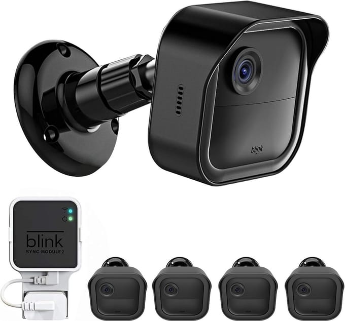 4x Camera Beveiligingsmontage & Weerbestendige Hoes voor Buiten Camera 3e & 4e Generatie