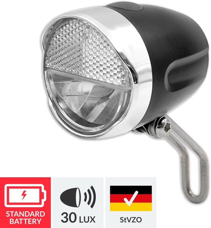 Lynx Fiets Koplamp Zwart Modern 30 Lux