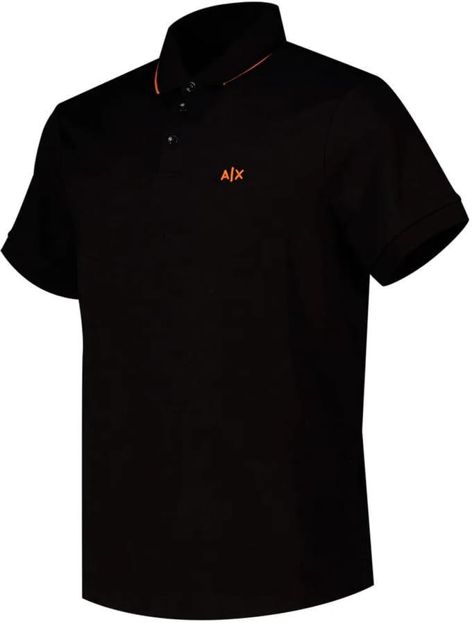Armani Exchange Xm001289_af10363 Korte Mouw Poloshirt Zwart M Man