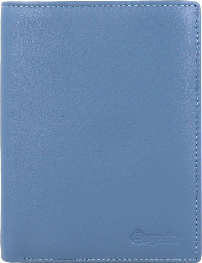 Esquire Leren Portemonnee Viktoria Wallet Dove Blue Lichtblauw