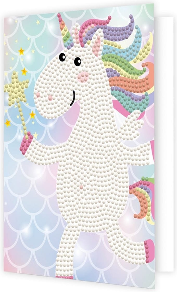 DIAMOND DOTZ Unicorn Wish - Diamond Painting - 1.215 Dotz - 18x13 cm